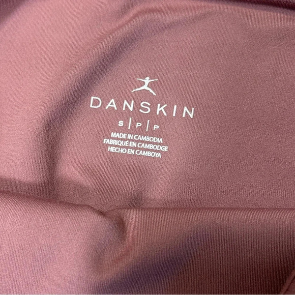 Women’s Danskin Double Side Pocket Performance Leggings / Mauve / Size Small - Picture 3 of 5